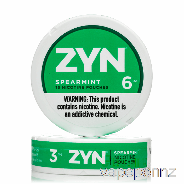 ZYN Nicotine Pouches - SPEARMINT 6mg (5-PACK) VAPE NZ